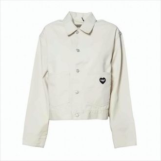 Carhartt Work in Progress Cropped Cotton Jacket With Classic Collar