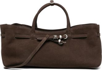 Margesherwood Grandma Used Belted Suede Tote Bag