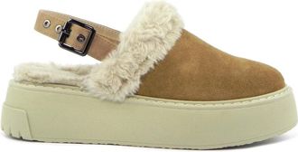 Colors Of California Sabot Platform - Dames - Klompen - Bruin - 39 EU - Su&egrave;de - Schoenen