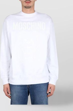 Moschino ribbed crew neck sweater
