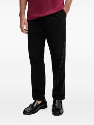 BOSS Broek met geborduurde zak - Zwart