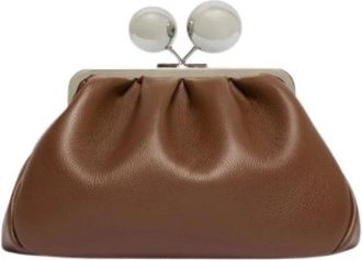 Max Mara Day Bag - unisex - Clutches - Bruin - ONE Size - Leer - Tassen