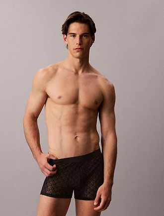 Calvin Klein B&oacute;xers Cortos De Malla Transparente CK Black Sheer Mesh