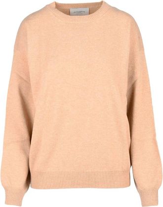 Ballantyne Crew Neck Sweater Wool Beige