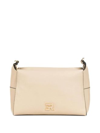Ermanno Scervino Victoria logo-plaque shoulder bag - women - Polyurethane - One Size - Neutrals