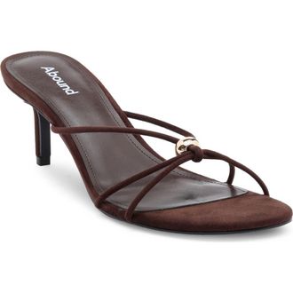 Abound Zola Heeled Sandal in Brown Chocolate at Nordstrom Rack, Size 5.5