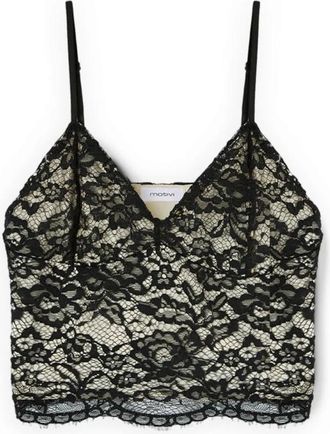 Motivi Tops, Dames, Zwart, M, Sleeveless Tops