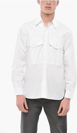 Sunflower Cotton Sahariana Shirt NOTE With Italian Collar size S