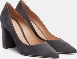Gianvito Rossi Piper 85 suede pumps