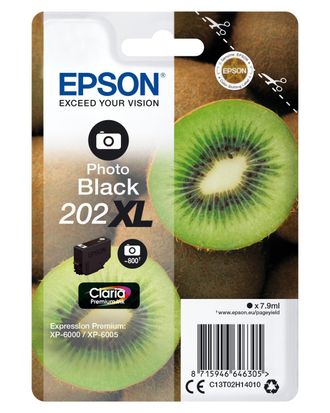 Epson Kiwi 202xl Cartucho De Tinta 1 Pieza(s) Original Alto Rendimiento (xl) Foto Negro