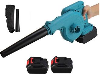Trade Shop Trade Shop - Soffiatore Aspiratore Per Foglie A Doppia Batteria Ricaricabile 36 V 2.0ah