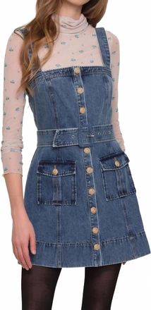 Heartloom Willem Mini Dress In Blue