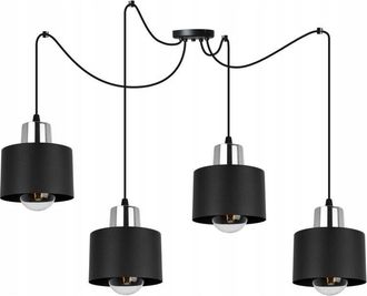 OEM L&aacute;mpara De Techo Moderna Colgante L&aacute;mpara Led Negra