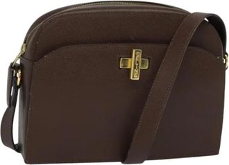 Celine Pre-owned Leather celine-bags - Dames - Vintage Schoudertas - Bruin - ONE Size - Leer - Vintage