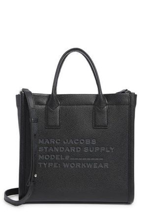 Marc Jacobs Medium Leather Standard Supply Tote in Black at Nordstrom Rack
