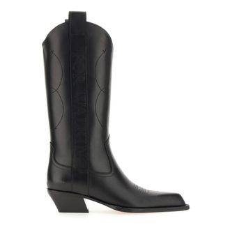 Off-white Cowboy Boots, female, Black, Size: 7 US Texan Boot For Walking