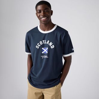 Levi's Scotland Ringer Tee - Mens - 2XL - Blue