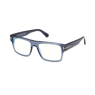 Tom Ford Glasses, male, Blue, Size: 55 MM Eyeglasses