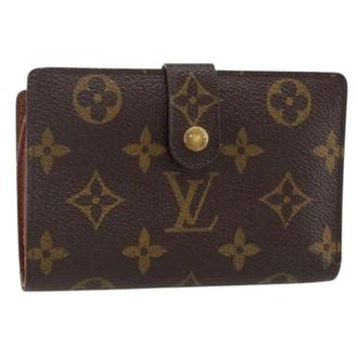 Louis Vuitton Pre-owned Wallets, female, Brown, Size: ONE SIZE Pre-owned Monogram Canvas Wallet