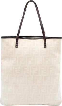 Fendi Pre-owned Shopper Tote Bag - Dames - Vintage Shopper - Beige - ONE Size - Vintage