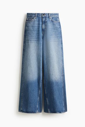 H&M Flared Jeans - Denimblau