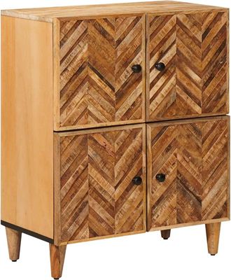 vidaXL Armarios De Almacenamiento Marr&oacute;n 60 X 33,5 X 75 Cm Vidaxl