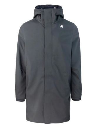 K-Way Tommy zip-fastening coat - Black