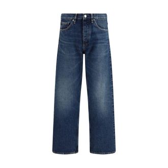 Sunflower Zonnebloemblauwe Katoenen Relaxed Fit Jeans