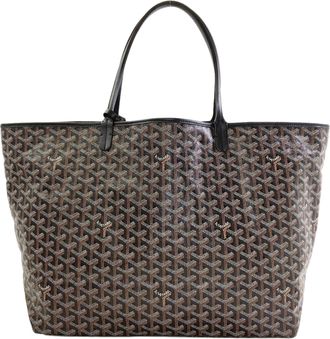 Goyard Black Pvc Tote Bag (Pre-Owned)