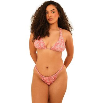 Dippin' Daisy's Swimwear Bisou Bottom in Pink Paisley at Nordstrom, Size X-Small