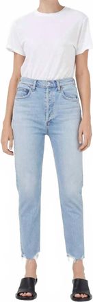 A Gold E Riley Crop Straight Jeans In Bitter