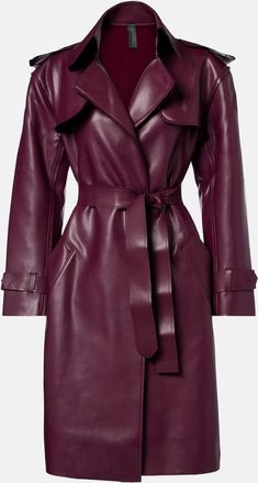 Norma Kamali Belted trench coat