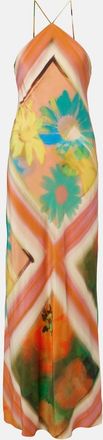 Staud Cubism floral maxi dress