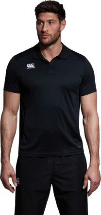 Canterbury Of New Zealand Heren Club Dry Poloshirt (Zwart)