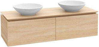 Villeroy & Boch Legato Meuble Sous Lavabo, 2 Tiroirs, Pour 2