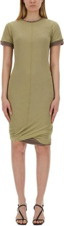 Sportmax Multicolor Round Neck Knee Length Dress