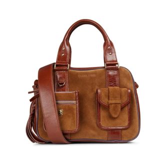 CLARIS VIROT Donna, Borse, Marrone, Taglia unica, new