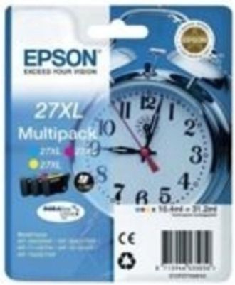 Epson Alarm Clock Multipack 3-colour 27xl Durabrite Ultra Ink