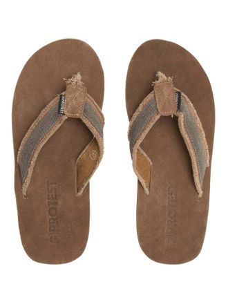 Protest Slipper PROTEST Flip Flop GABONA, Herren, Gr. 46, braun (coconut), Obermaterial: 100% Synthetik synthetic., Schuhe Slipper