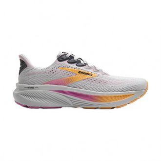 Brooks Womens Ghost 17 Running Shoes In Pink/salmon/silver
