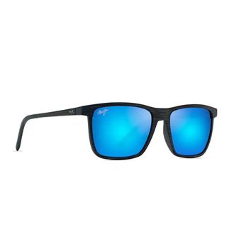 Maui Jim Polarized Sunglasses Blue Mirrored Lenses - unisex - Maui Jim - Sunglasses - Black - 55 MM - Accessories