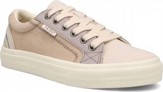 Taos Womens Plim Soul Sneaker In Ecru/tan Multi