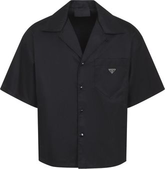 Prada Black Relaxed Logo Shirt