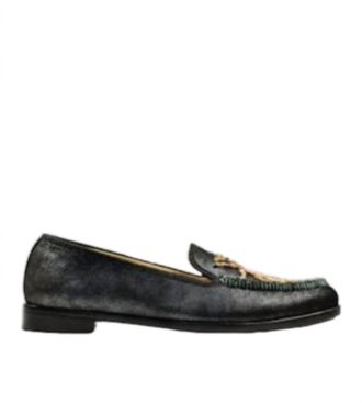 Meher Kakalia Womens Queen Rati Moccasin In Black
