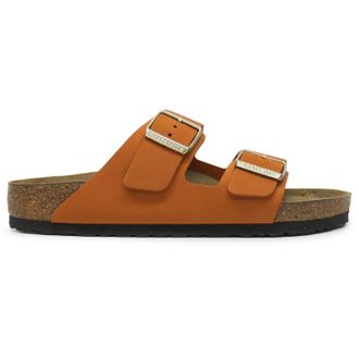 Birkenstock Arizona BS Nubuck Leather Unisex Comfort Sandals - Burnt Orange - Size:UK 7.5