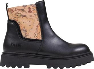 Alviero Martini 1A Classe JR N 2320 0289 Enkellaarsjes - Dames - Chelseaboots - Zwart - 35 EU - Polyester - Schoenen