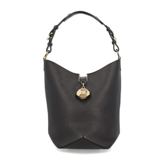 Lanvin Tassen, Dames, Zwart, ONE Size, Leer, Catch Medium Bucket Bag