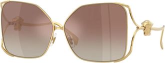 Versace Ve 2288 Zonnebrillen - Dames - Zonnebrillen - Geel - 62 MM - Accessoires