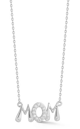 Glaze Jewelry Sterling Silver Groovy Mom Necklace