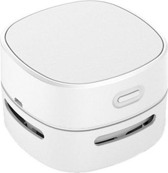 OEM Aspiradora Peque&ntilde;a Y Pr&aacute;ctica: Mini Aspiradora De Mesa Inal&aacute;mbrica Port&aacute;til Todo En Uno Para El Hogar - Modelo Recargable Blanco